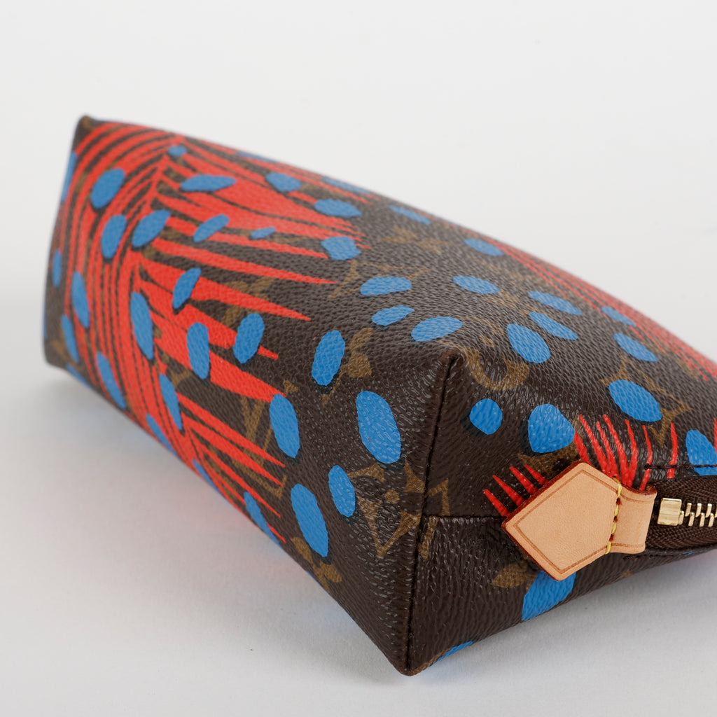 Cosmetic Pouch, Jungle Dots