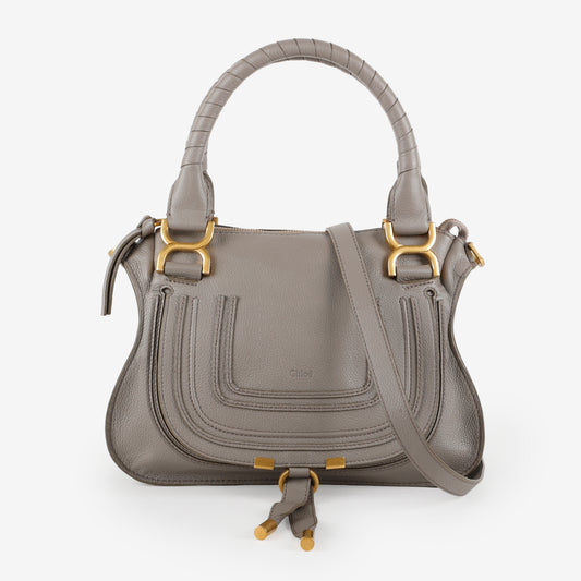 Small Marcie Satchel, Motty Grey