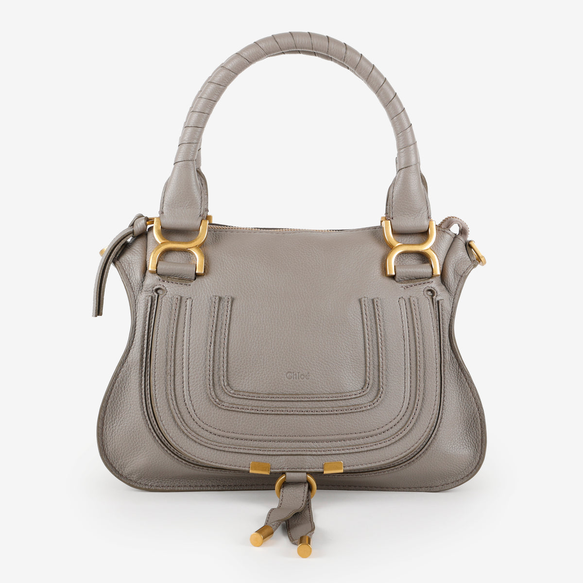 Small Marcie Satchel, Motty Grey