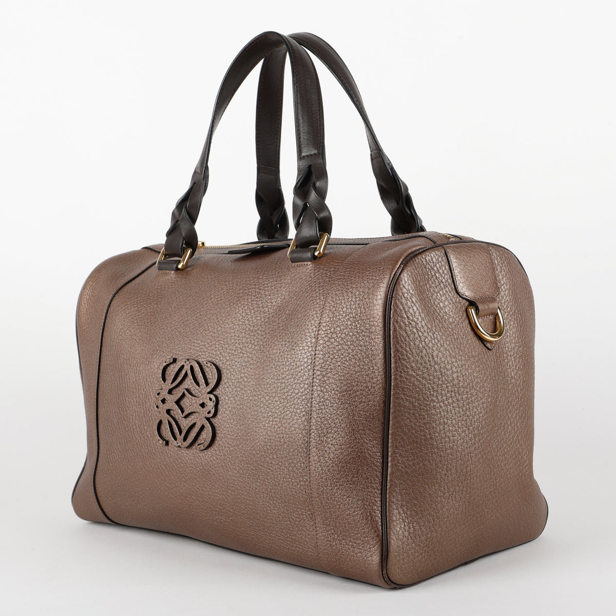 Fusta 25, Metallic Brown Calfskin
