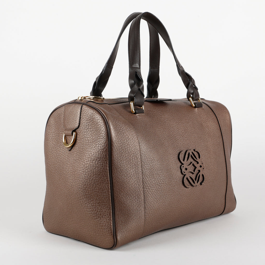 Fusta 25, Metallic Brown Calfskin