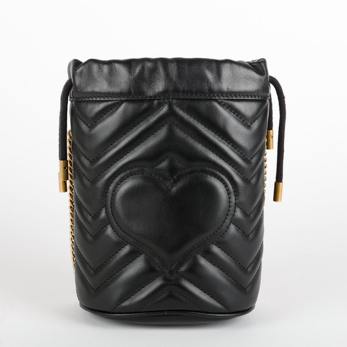 GG Marmont Bucket Bag, Black