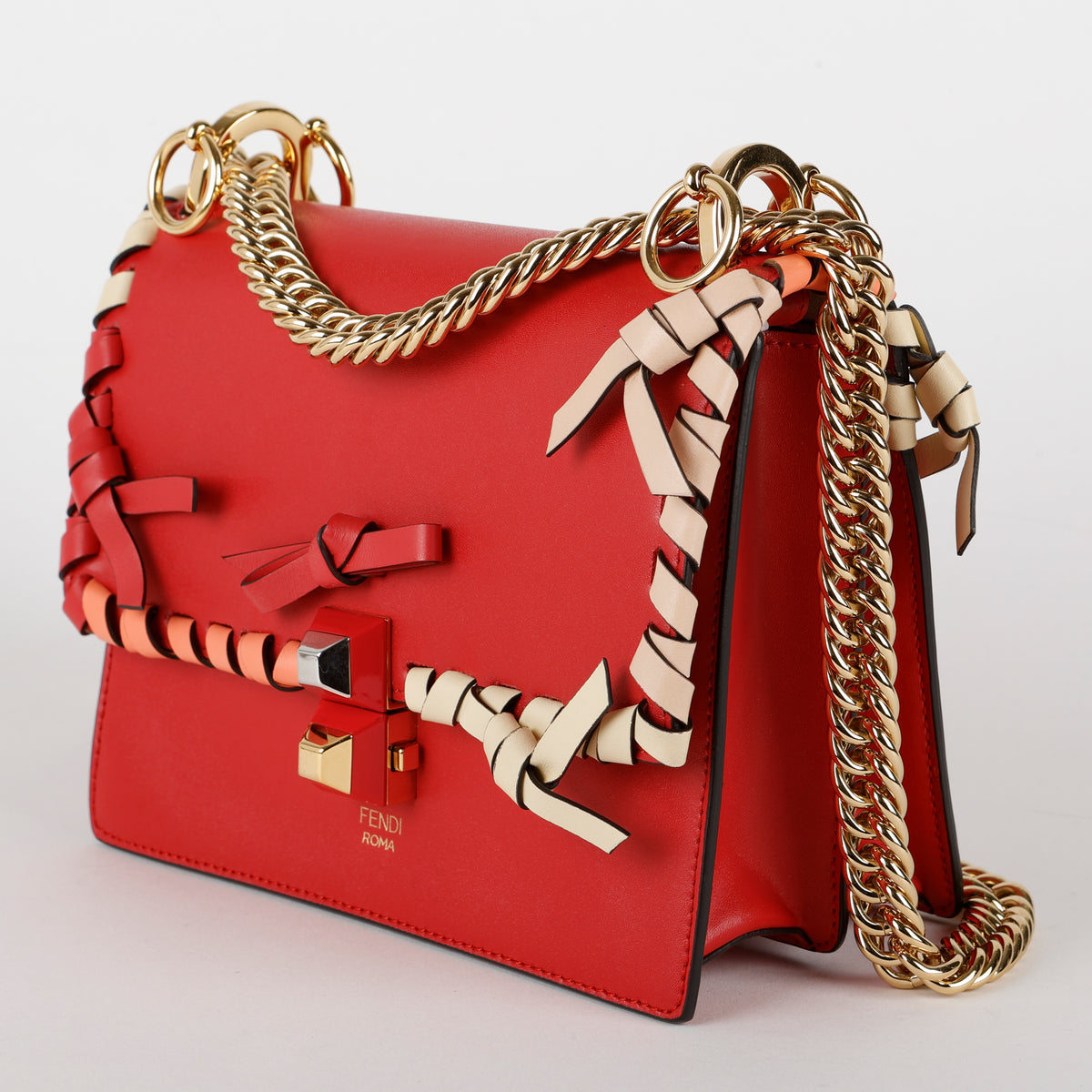 Kan I Mini Whipstitch/Bow, Red