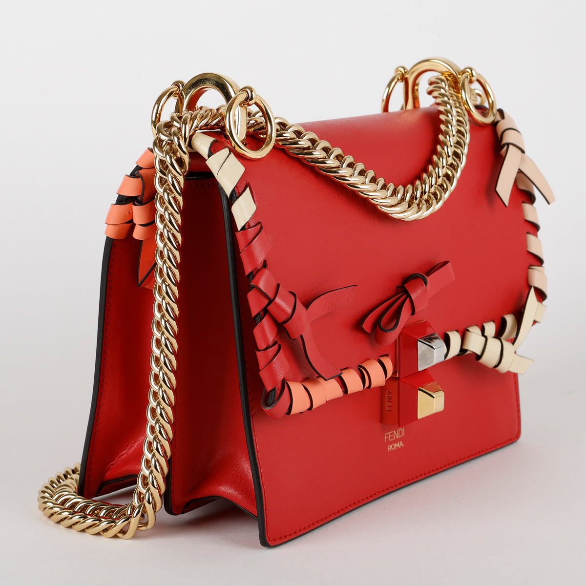 Kan I Mini Whipstitch/Bow, Red