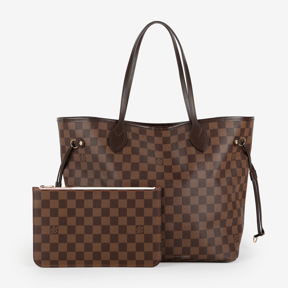 Neverfull MM, Damier Ebene/Rose Ballerine