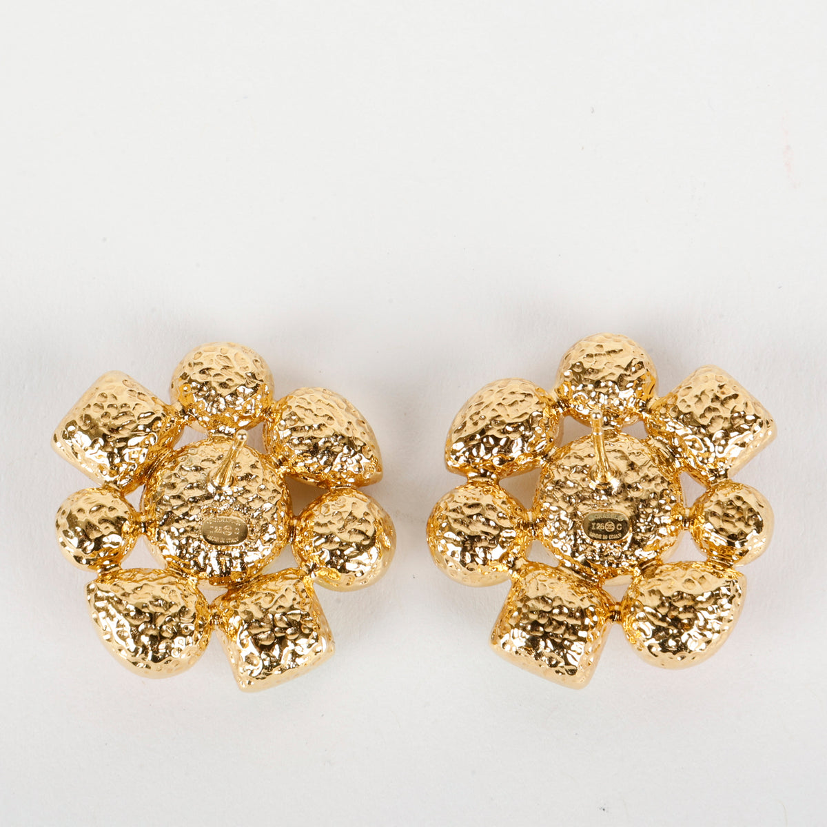 Multi-Stone/Pearl CC Cruise Cluster Earrings