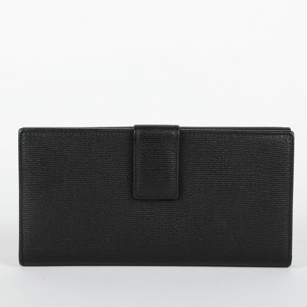 Classic Y Ligne Clutch, Black