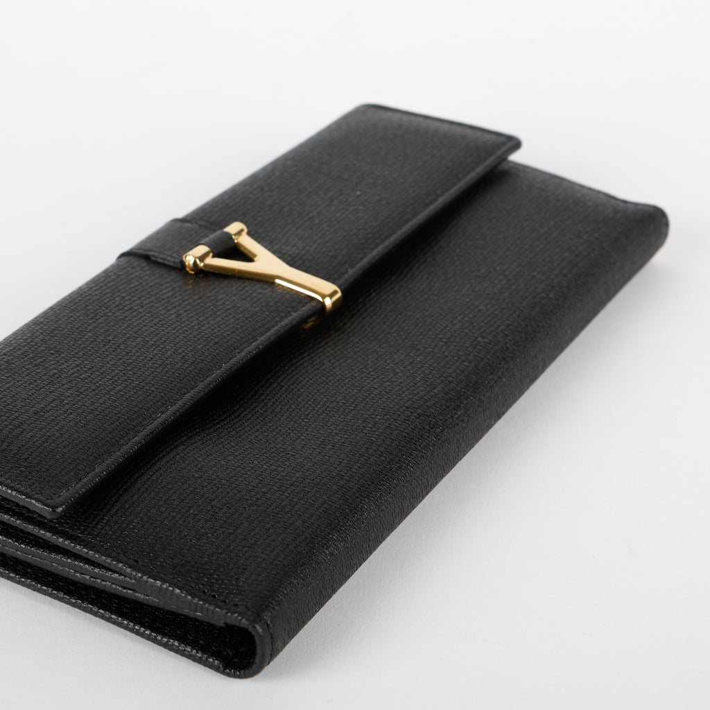 Classic Y Ligne Clutch, Black