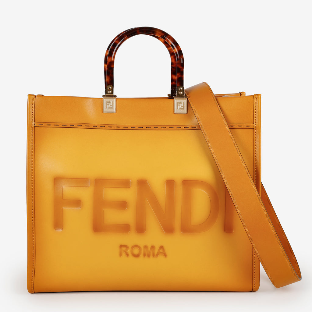 Medium Plexiglass Sunshine Tote, Mimosa King Tamponat
