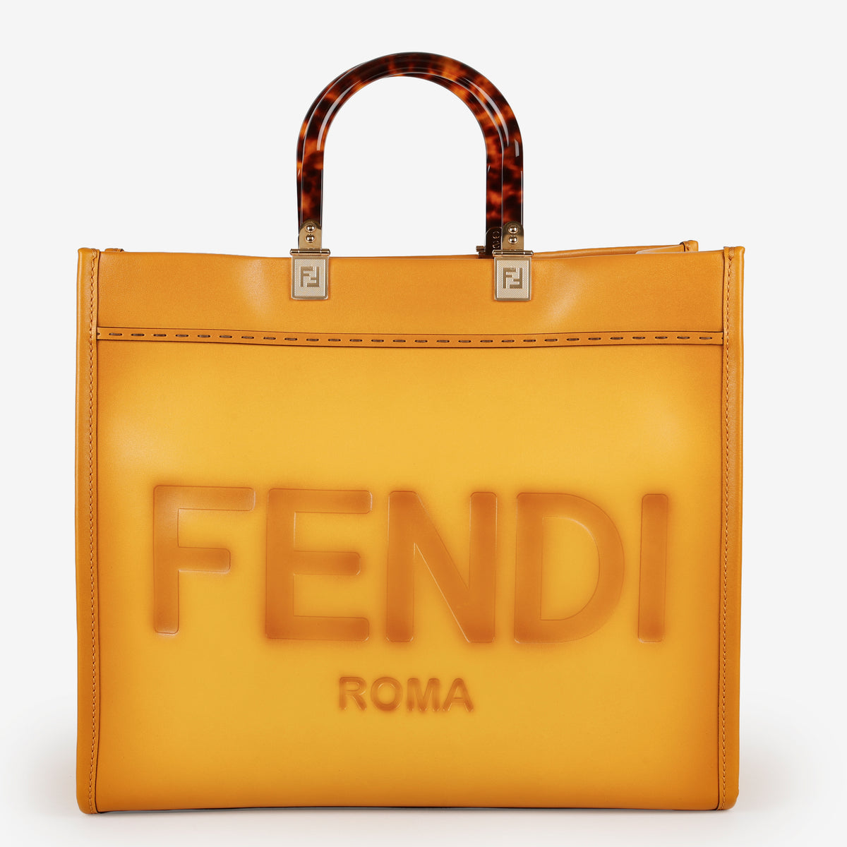 Medium Plexiglass Sunshine Tote, Mimosa King Tamponat