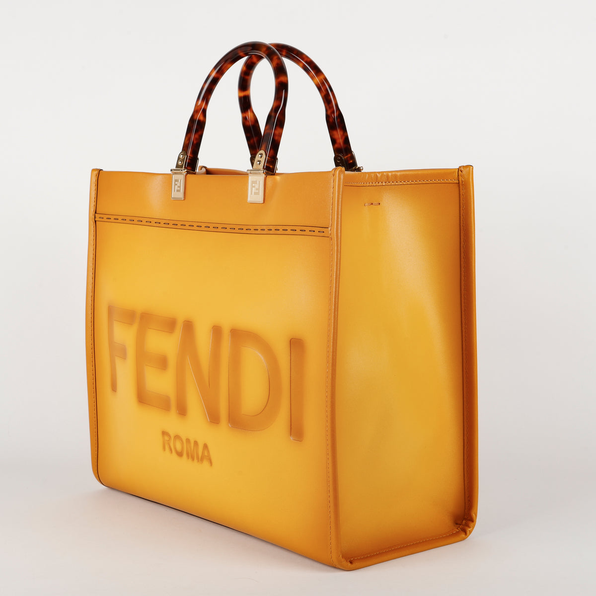 Medium Plexiglass Sunshine Tote, Mimosa King Tamponat