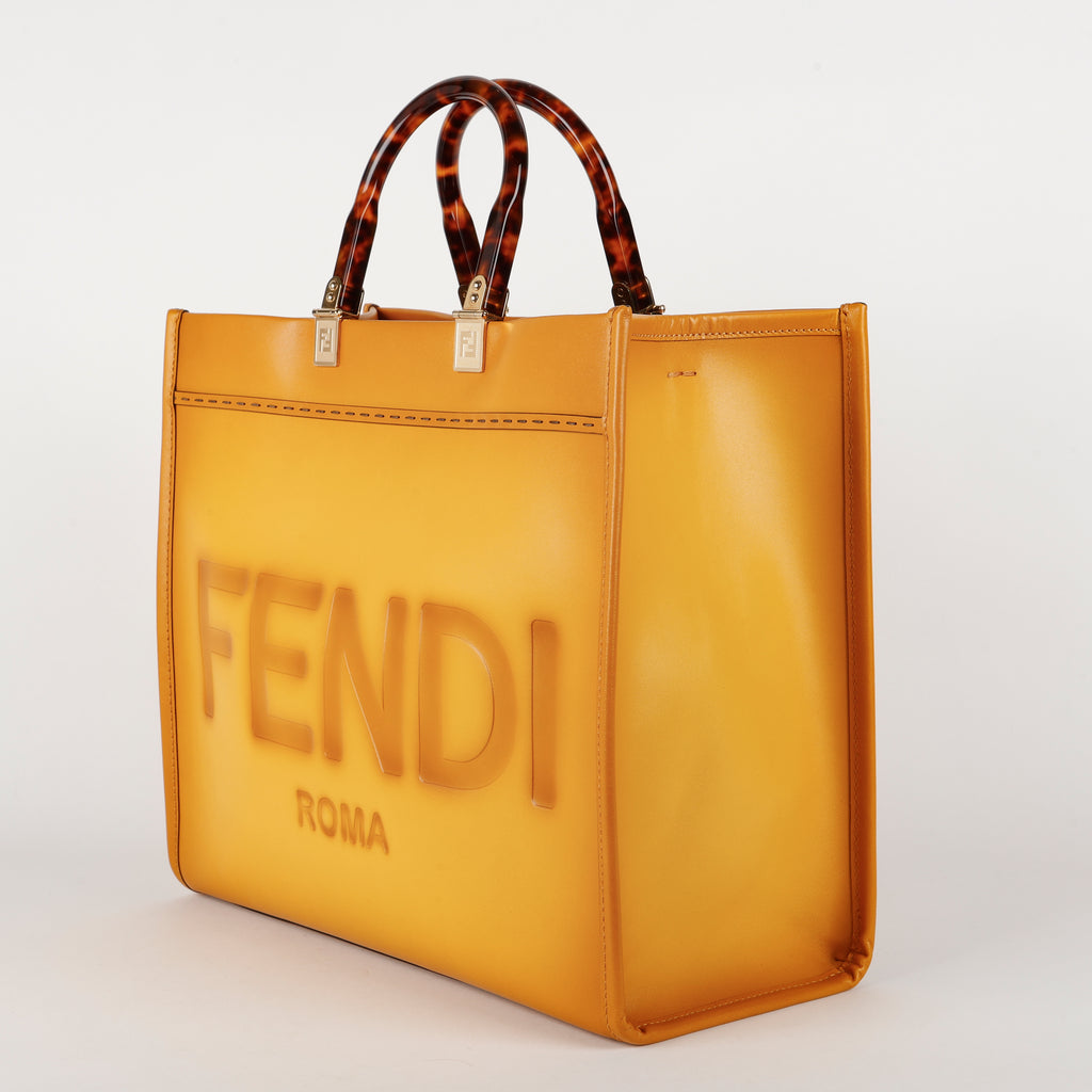 Medium Plexiglass Sunshine Tote, Mimosa King Tamponat