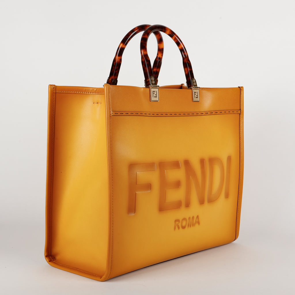 Medium Plexiglass Sunshine Tote, Mimosa King Tamponat