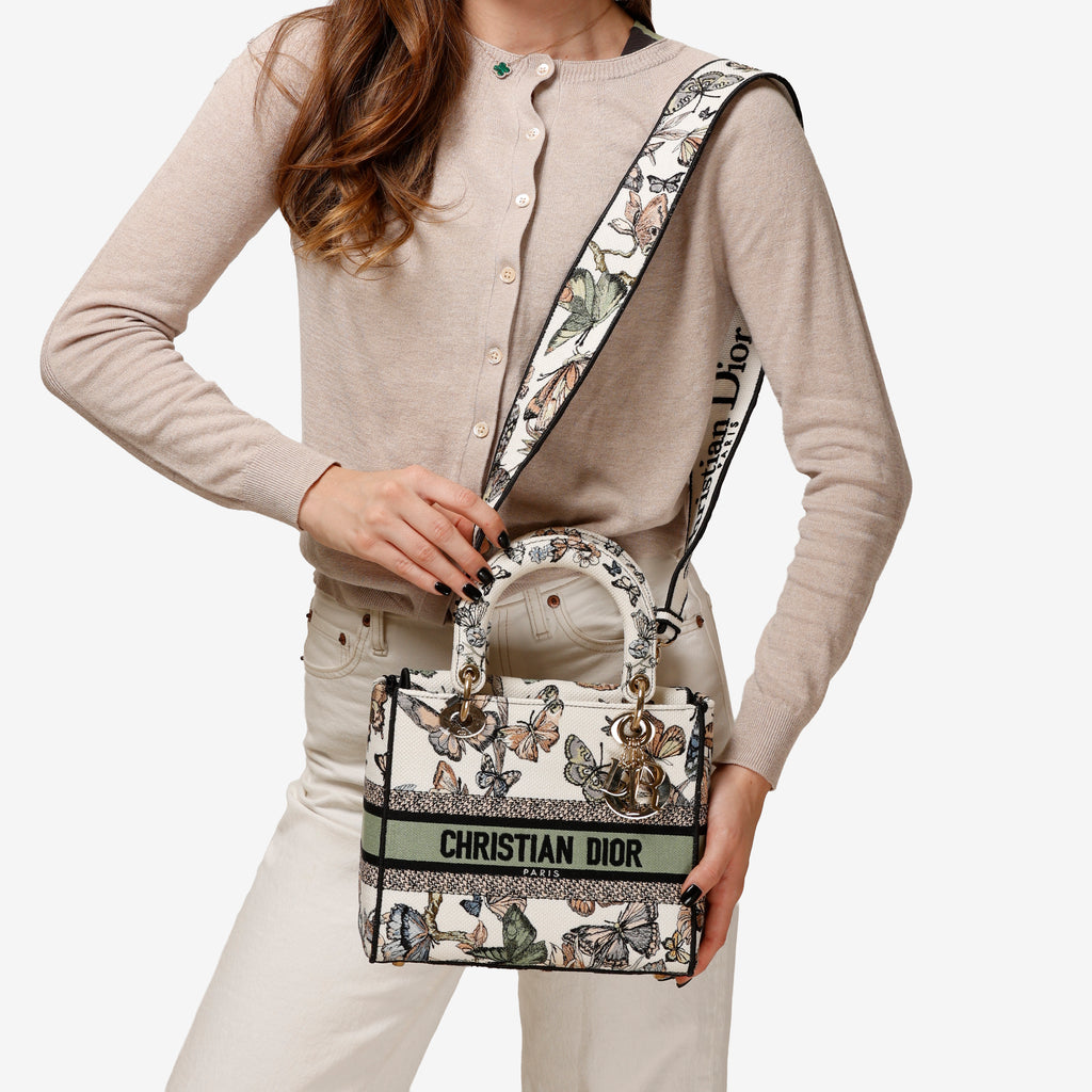 Medium D-Lite, White Floral