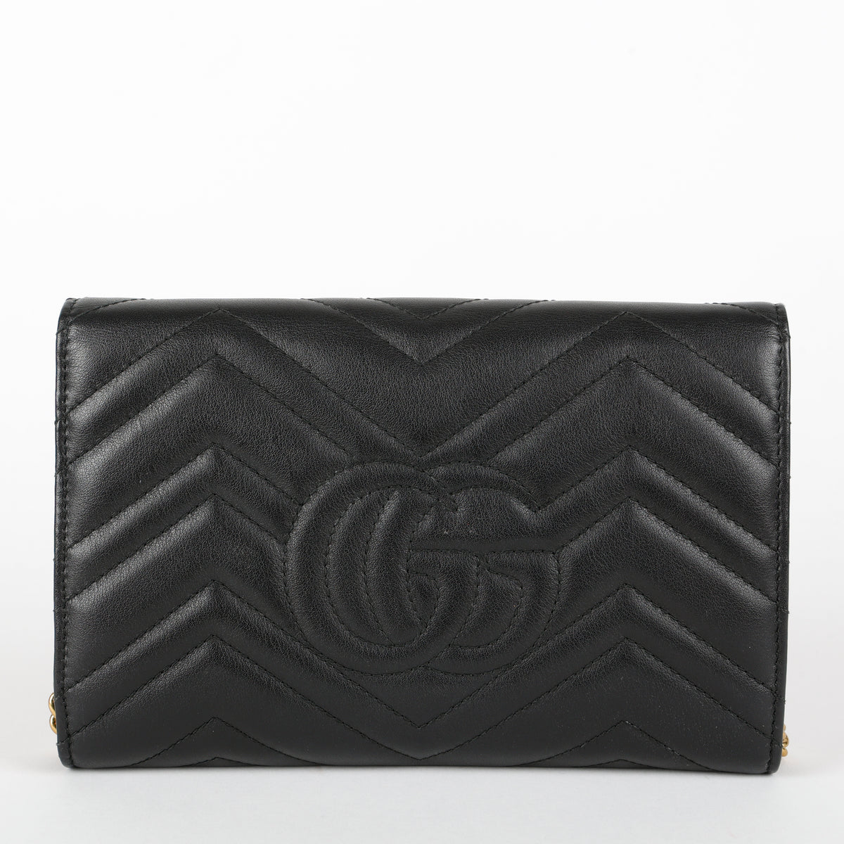 GG Marmont Chain Wallet, Black