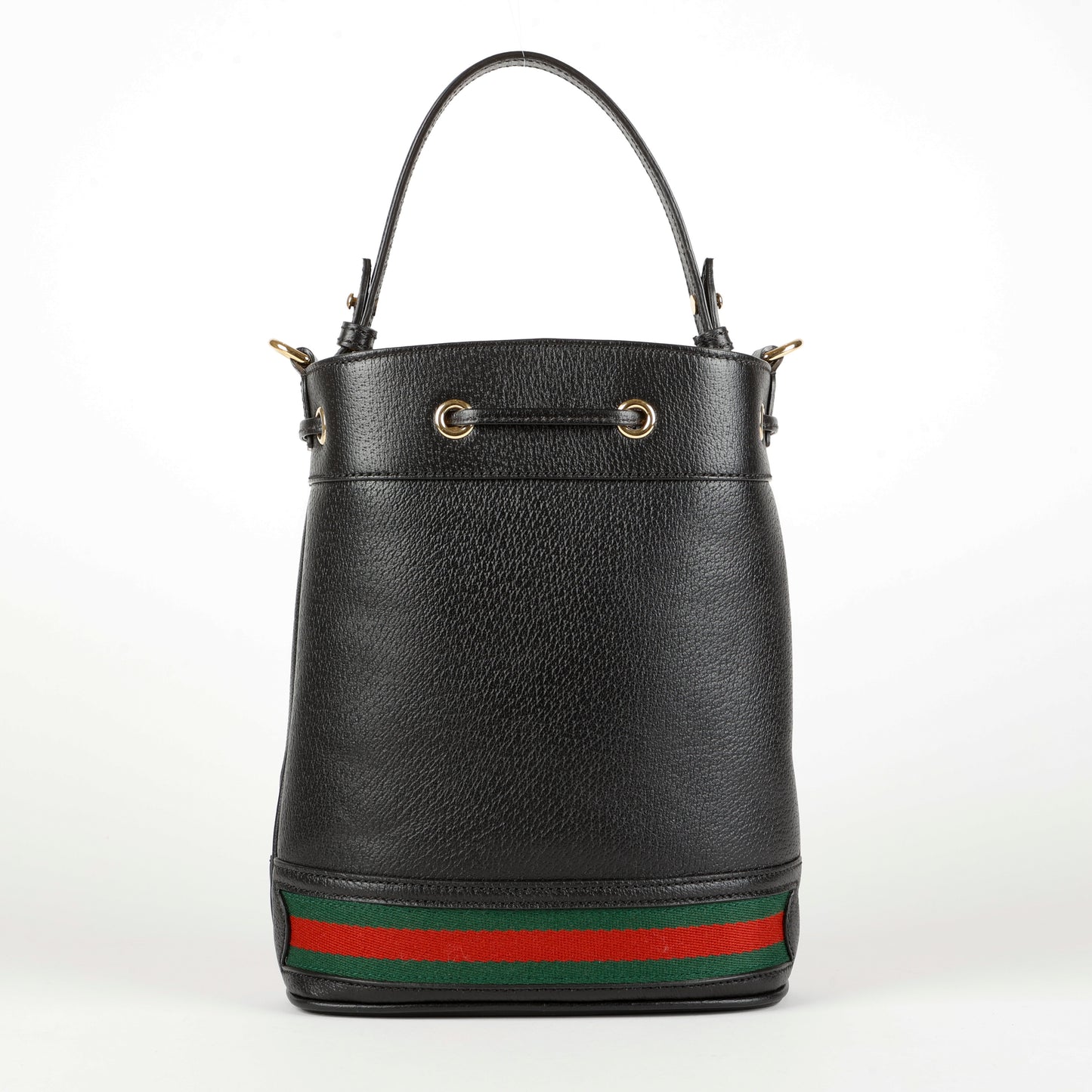 Ophidia Bucket Bag Black Calfskin