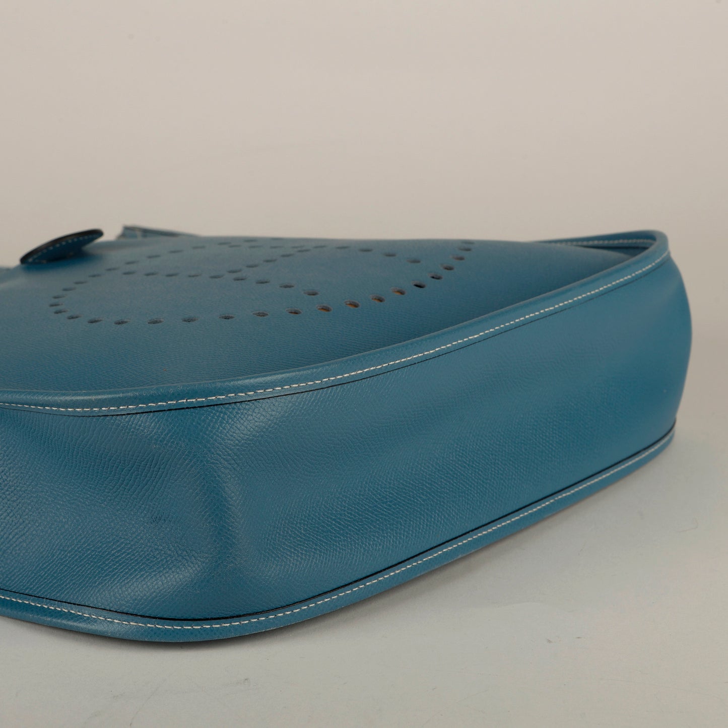 Evelyne PM I, Blue Jean Epsom Palladium Hardware
