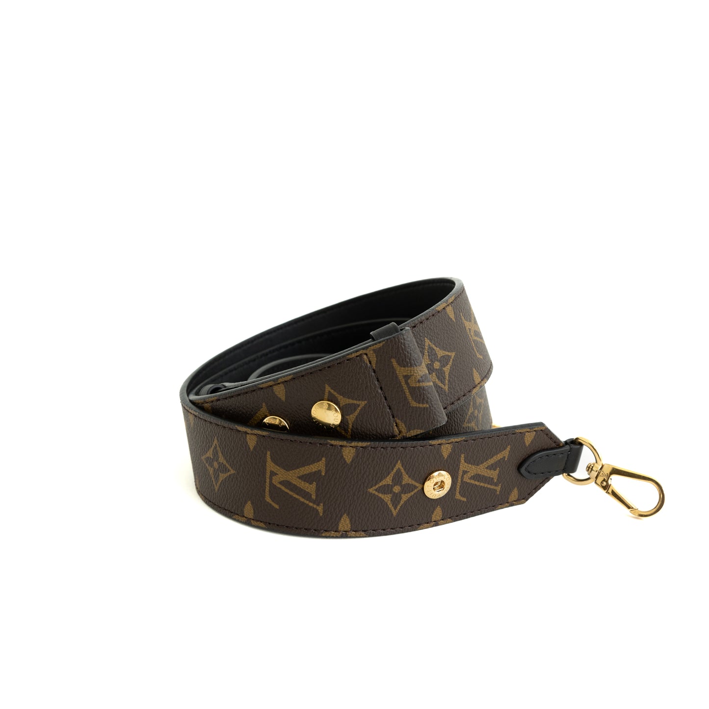 Bandoulière Strap Adjustable, Monogram Black 8318