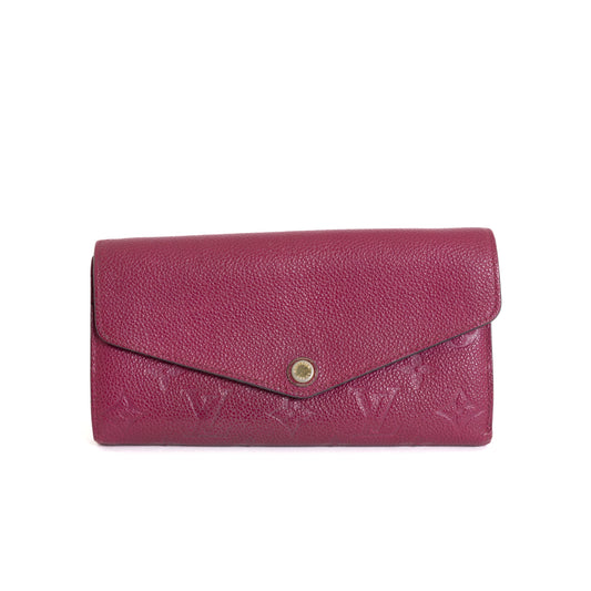 Sarah Wallet Empreinte Grape Purple  5566