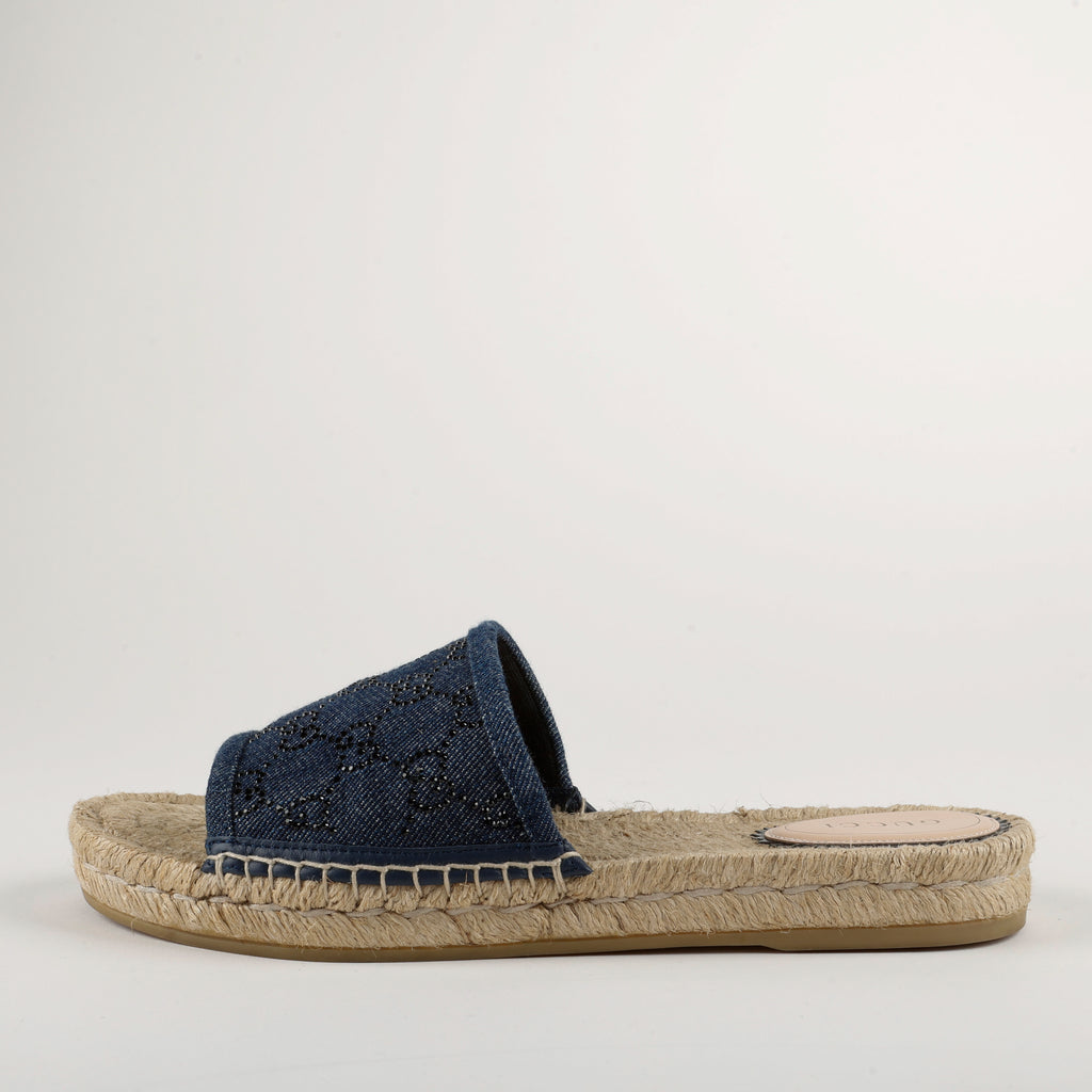 Pilar Denim Espadrille Sandals