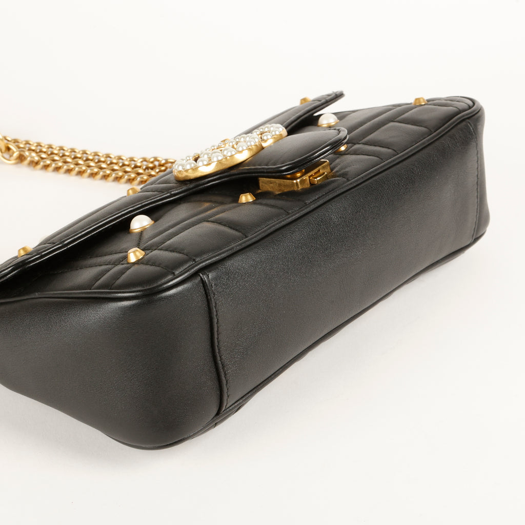 Pearl GG Marmont Camera Bag, Black 10192