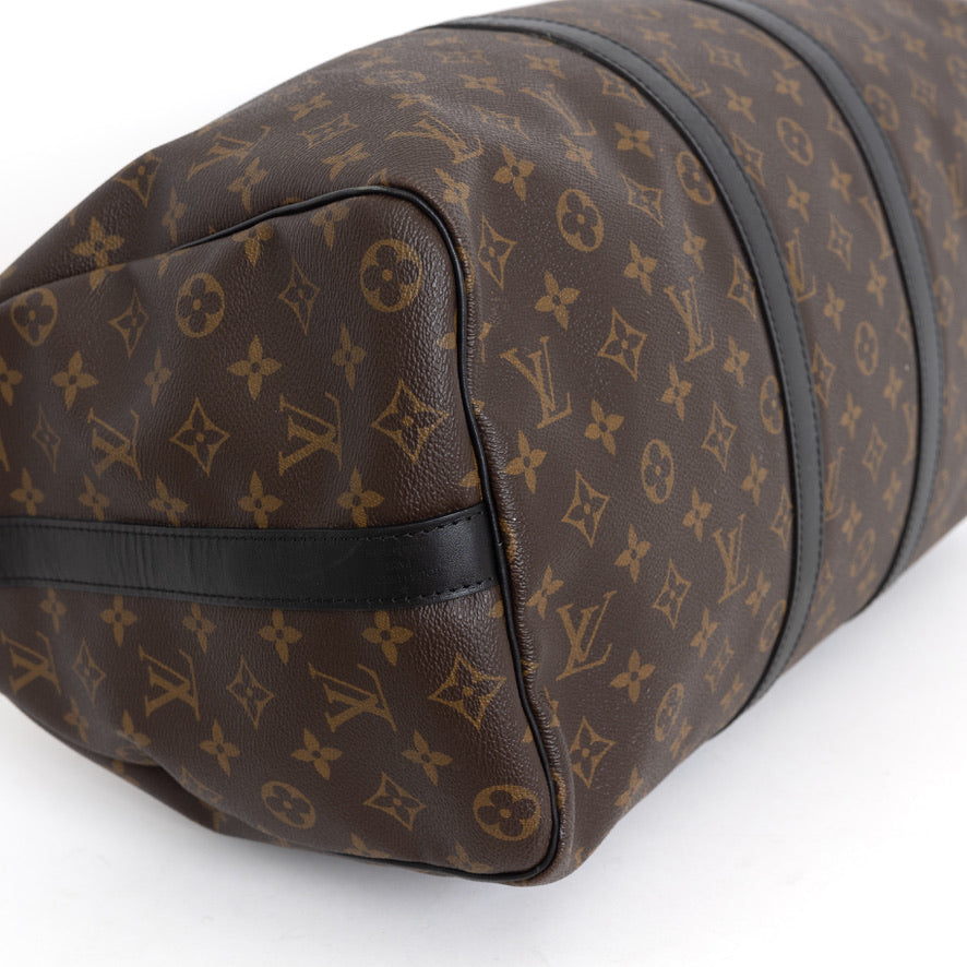 Keepall Bandouliere 45 Macassar Monogram Canvas 7697