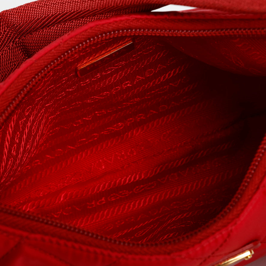 Re-Nylon Re-Edition, Quilted Cherry Nylon