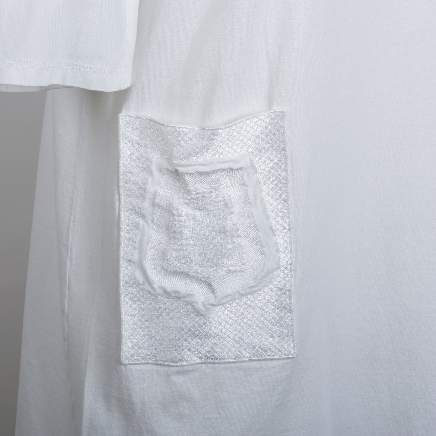White Drop Sleeve Dress | Size 36