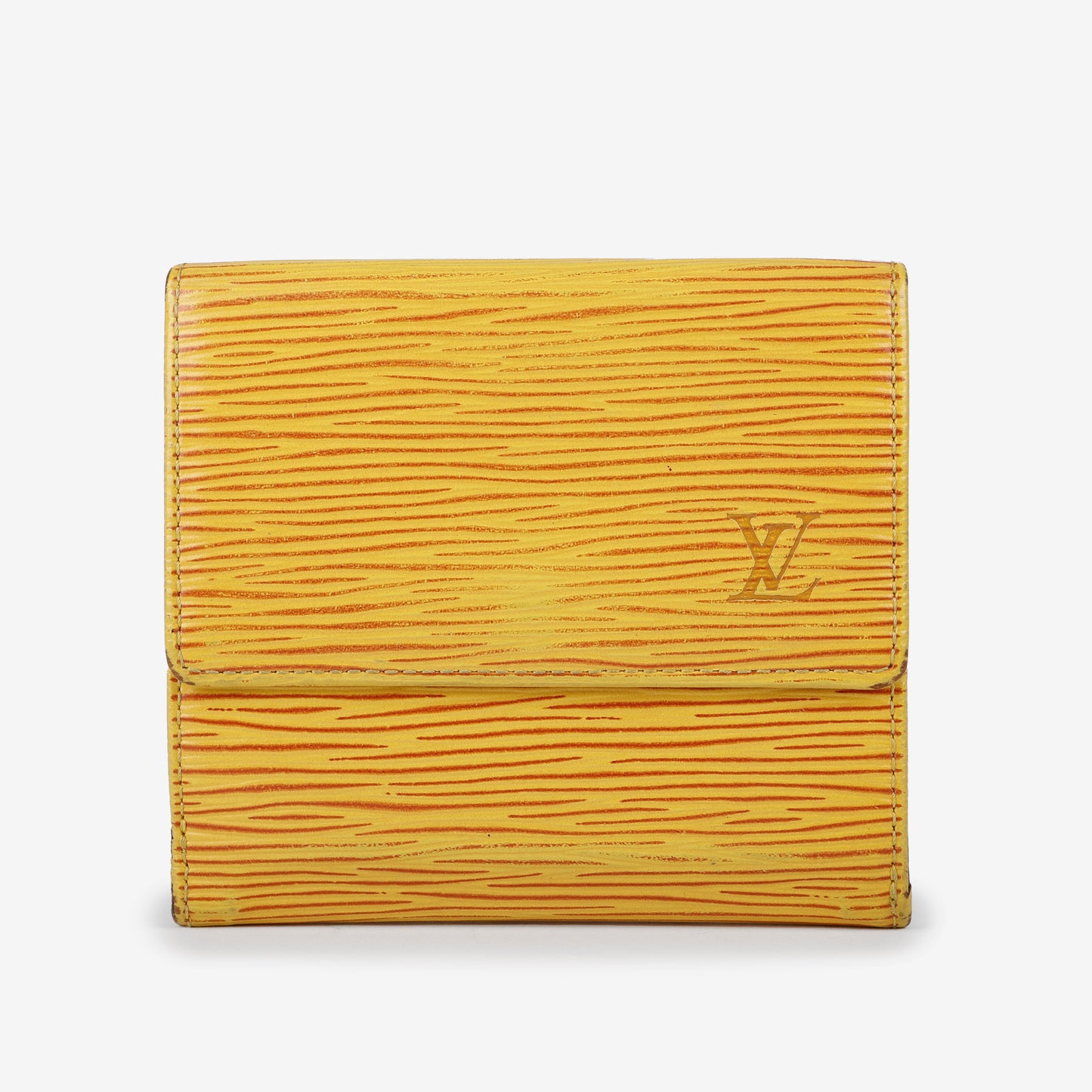 Louise Trifold Wallet, Yellow Epi