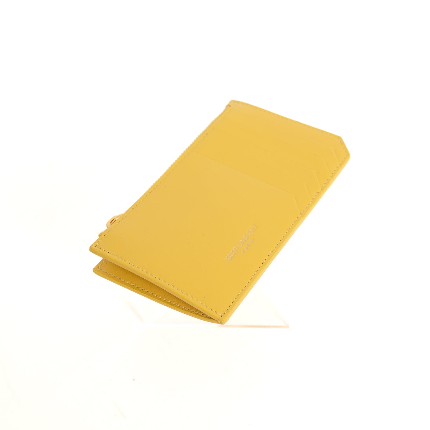 Fragments Calfskin Yellow Card Holder 7609