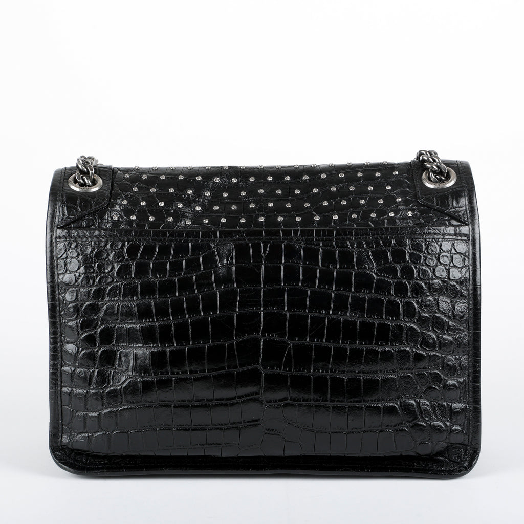 Large Studded Niki, Black