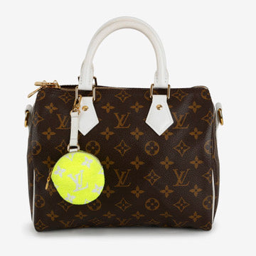 Match Speedy 25 Bandouliere, Monogram White