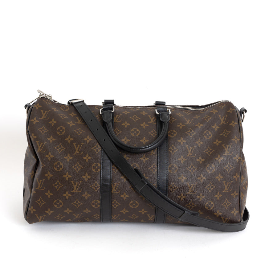 Keepall Bandouliere 45 Macassar Monogram Canvas 7697