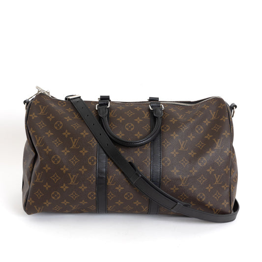 Keepall Bandouliere 45 Macassar Monogram Canvas 7697