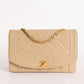 Chanel Vintage Medium Diana Flap Beige GHW 5085