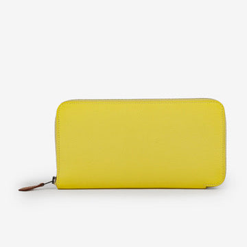 Silk'in Long Wallet, Lime Evercolor