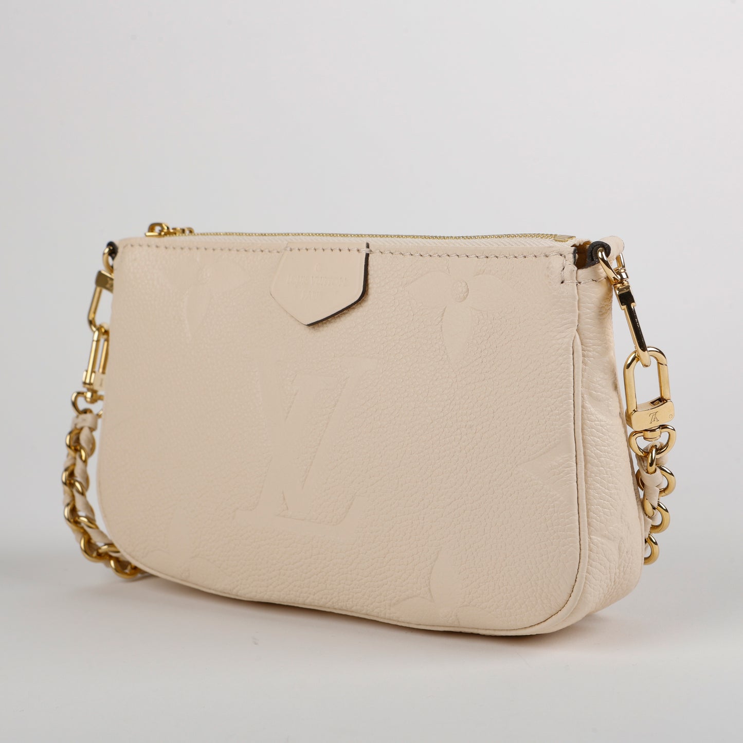 Multi Pochette Accessories, Cream Empreinte