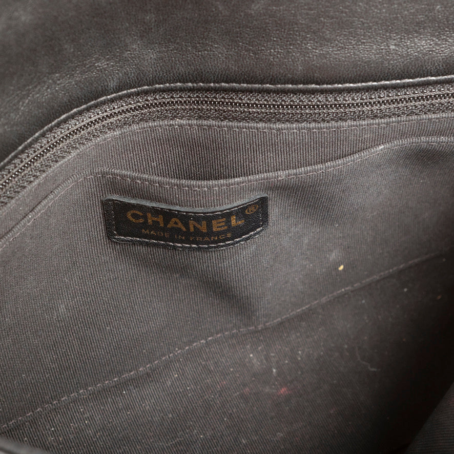 Lambskin Quilted Crush On Chains Flap Bag Black