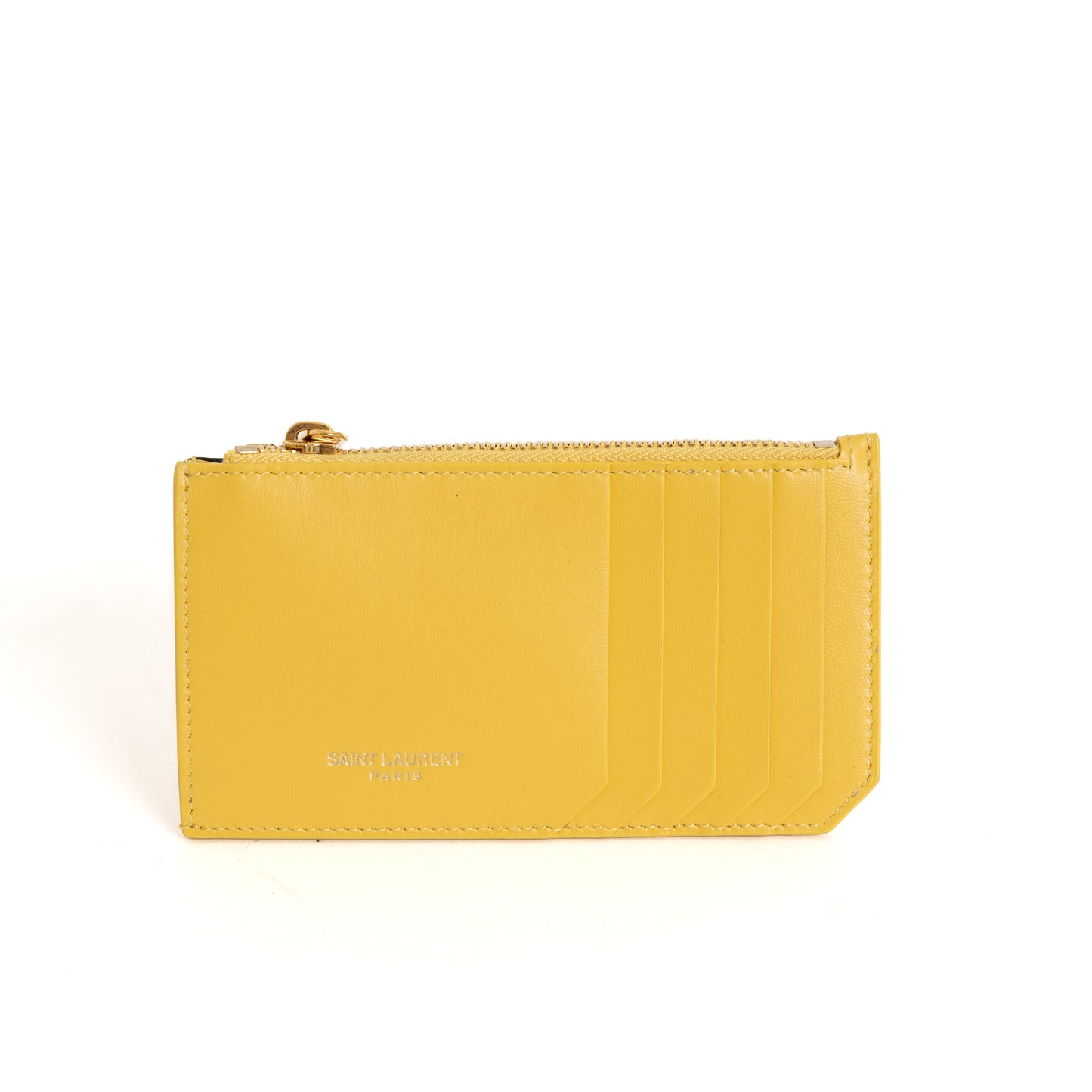 Fragments Calfskin Yellow Card Holder 7609