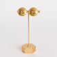 Chanel Vintage CC Clip On Gold Earrings