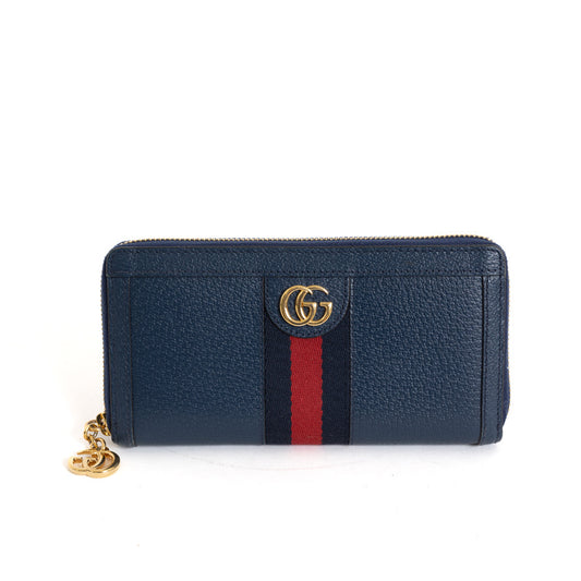 Ophidia Zip Around Wallet Blue Agata 8081