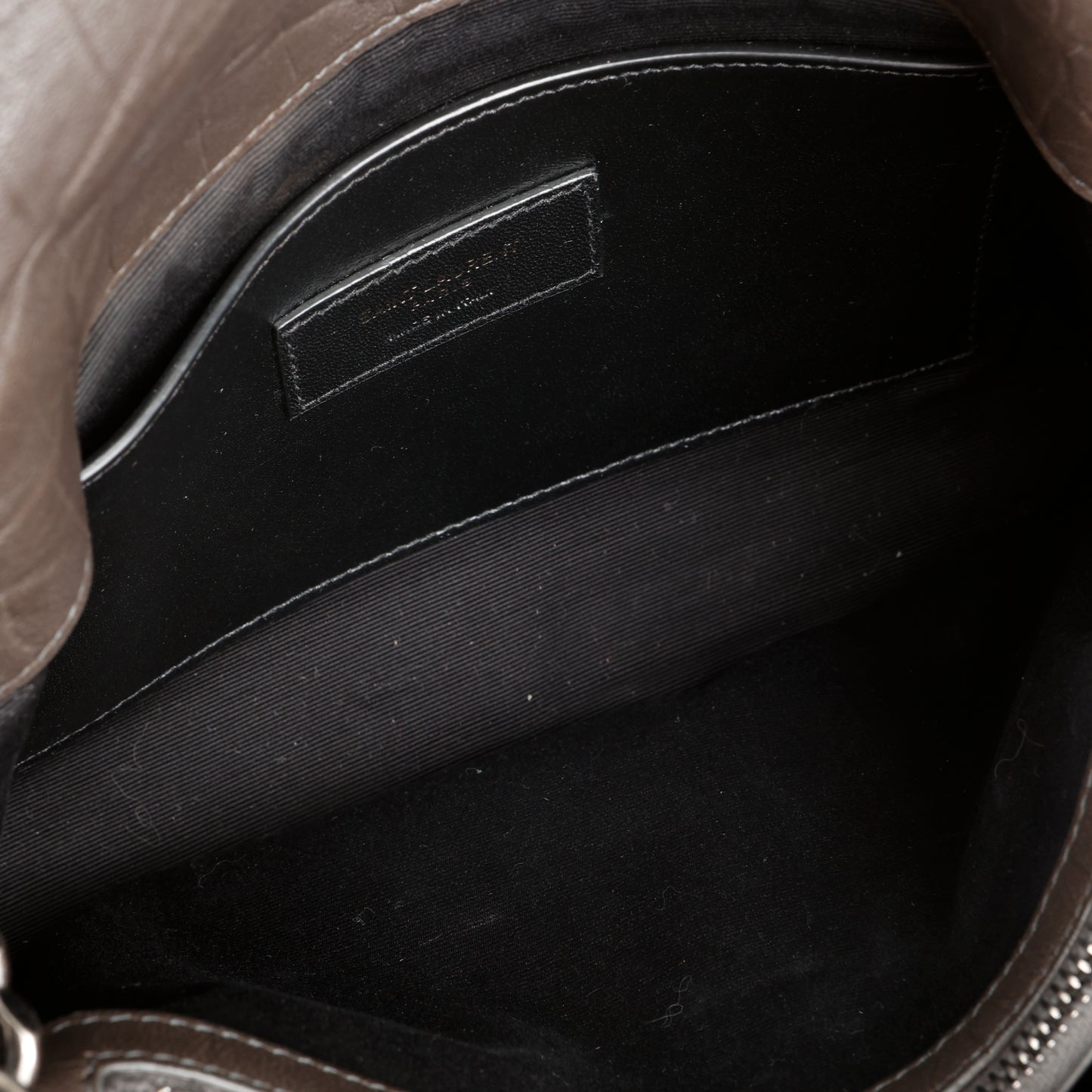 Medium West Hollywood Crossbody Bag, Grey Calfskin