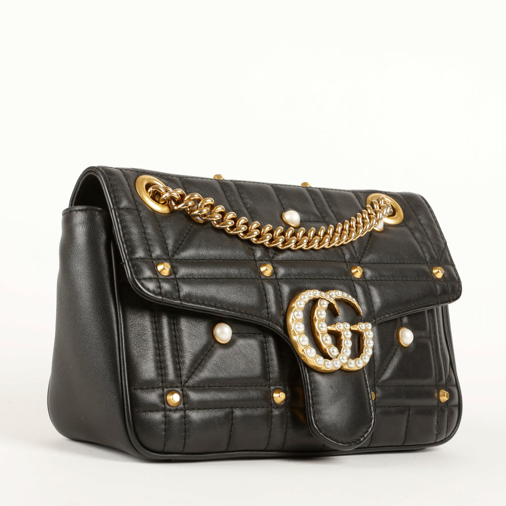 Pearl GG Marmont Camera Bag, Black 10192