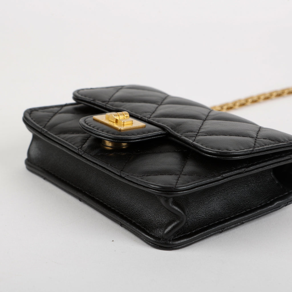 Reissue Belt Bag Black Calfskin