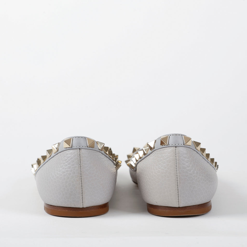 Grey Rockstud Flat