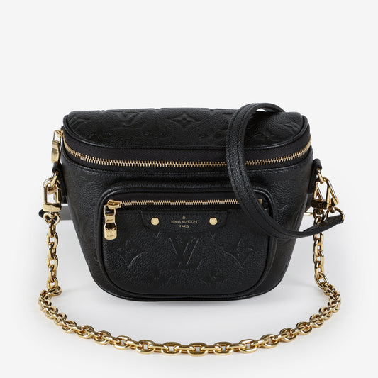 Mini Bum Bag, Black Empreinte