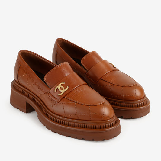 Calfksin CC Loafers, Chestnut Brown