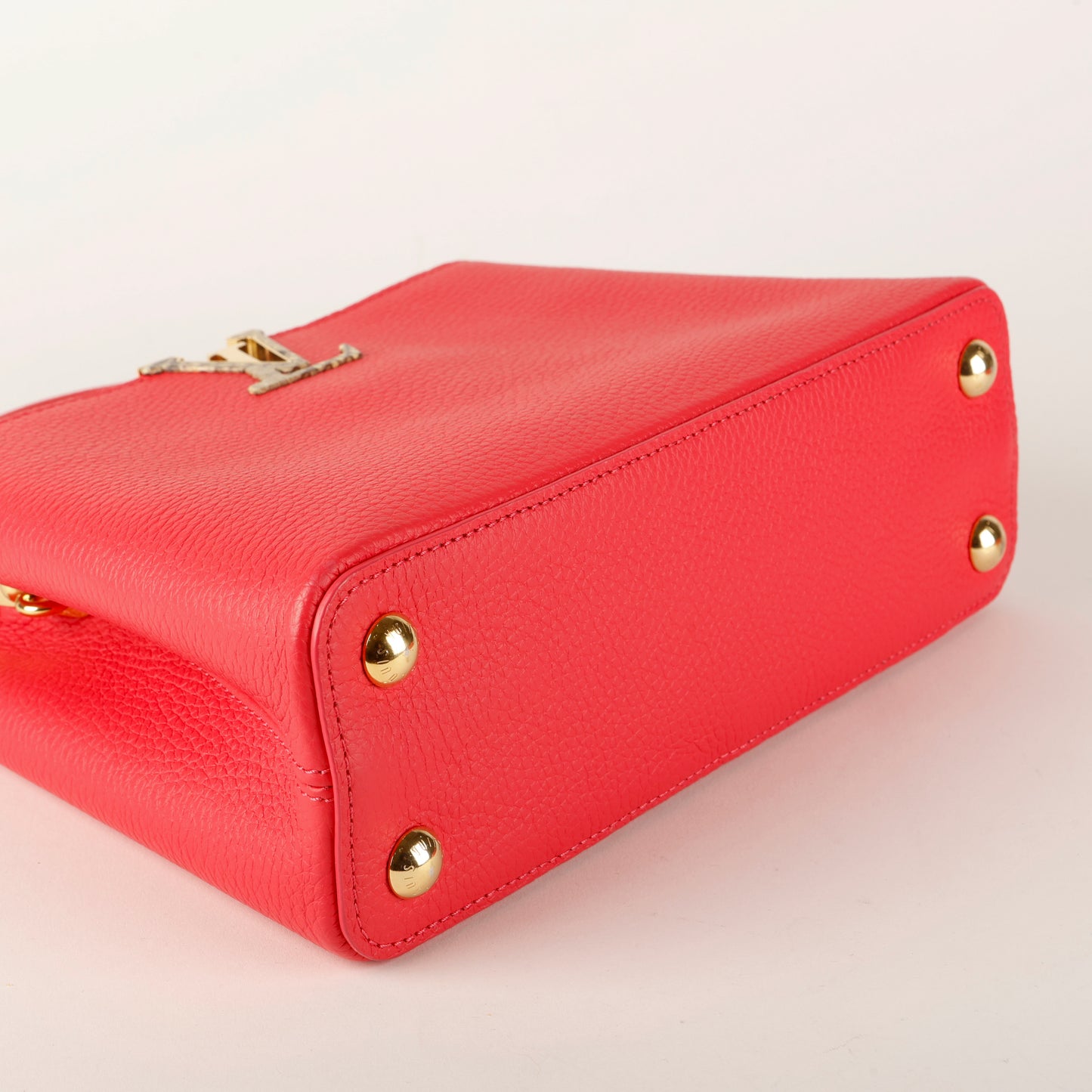 Capucines BB, Pink with Python Handle