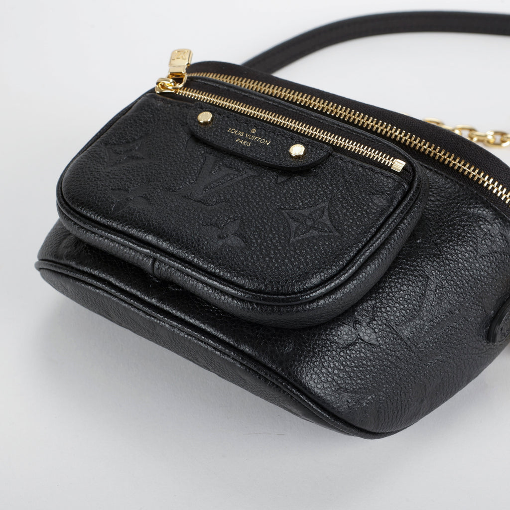 Mini Bum Bag, Black Empreinte