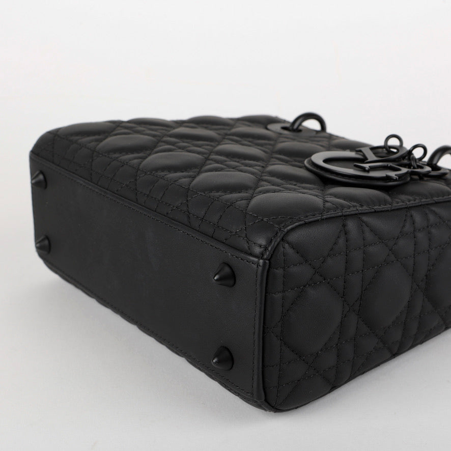 Small My ABCDior Lady, So Black Lambskin 11552